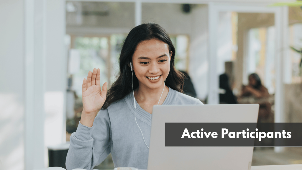 Woman on a Video Call