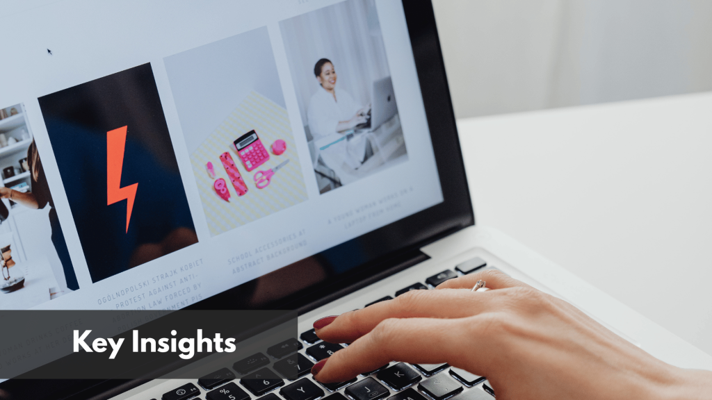 A woman working on her computer