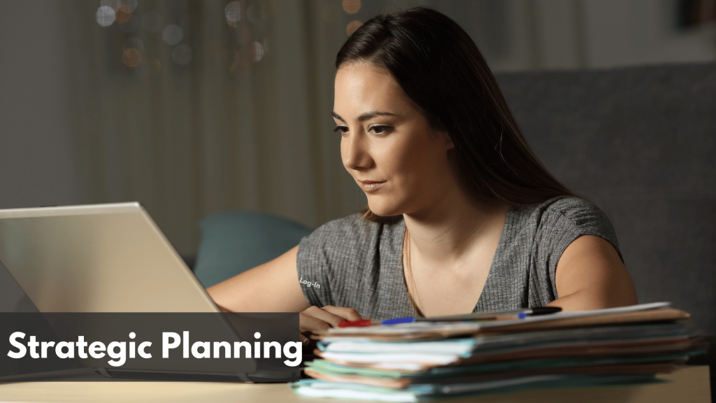 A lady working at home in her laptop